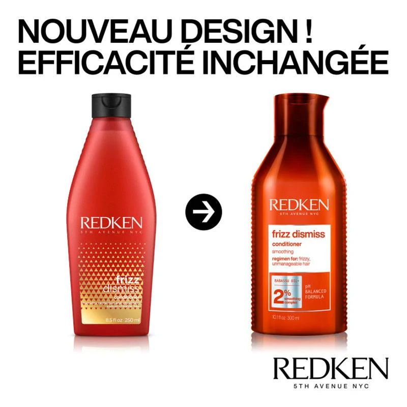 Redken Apres-shampoing Anti-frisottis Frizz Dismiss NEW / 300ml 2 Redken Apres-shampoing Anti-frisottis Frizz Dismiss NEW / 300ml – Image 2