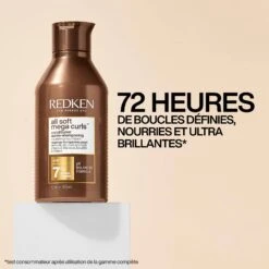 Redken Après-shampoing Nourrissant All Soft Mega Curls / 300ml -Produits Capillaires apres shampoing nourrissant all soft mega curls 4