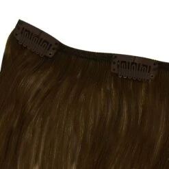 Bandeau Extensions Naturelles à Clips Chatain Clair