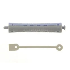 Bigoudis Permanente Longs 91x13mm X12 Gris & Bleu