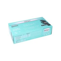 Boite De 100 Gants En Nitrile AQL 1.5 Noir - Taille S