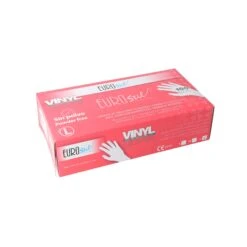 Boite De 100 Gants Jetables En Vinyle Transparent - Taille L