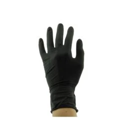 Boîte De 20 Gants En Latex Non Poudré Jetables Noirs - Taille S -Produits Capillaires boite de 20 gants en latex non poudre jetables noirs taille s 2