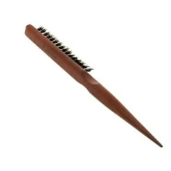 Brosse à Crêper En Bois - 3 Rangées -Produits Capillaires brosse a creper en bois et poils de sanglier 3 rangs 16x235mm 3