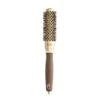 Olivia Garden Brosse Brushing Ronde Expert Blowout Shine Wavy Bristles Gold&Brown 25mm