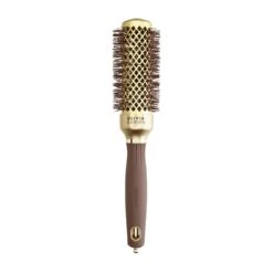 Olivia Garden Brosse Brushing Ronde Expert Blowout Shine Wavy Bristles Gold&Brown 35mm