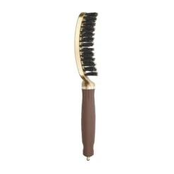 Olivia Garden Brosse Démêlante Expert Care Flex Boar Bristles Gold&Brown -Produits Capillaires brosse demelante expert care flex boar bristles goldbrown 2