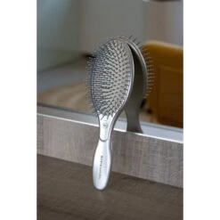 Olivia Garden Brosse Démêlante Expert Care Oval Nylon Bristles Silver