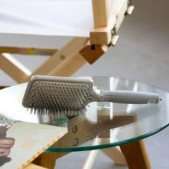 Olivia Garden Brosse Démêlante Expert Care Rectangular Nylon Bristles Silver L -Produits Capillaires brosse demelante expert care rectangular nylon bristles silver l 4