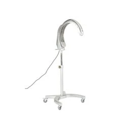 Casque Sèche-cheveux Climafly Infraquartz Avec Pied Argent Brillant