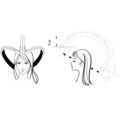 Casque Sèche-cheveux Climafly Infraquartz Avec Pied Argent Brillant -Produits Capillaires casque seche cheveux climafly infraquartz avec pied argent brillant 4