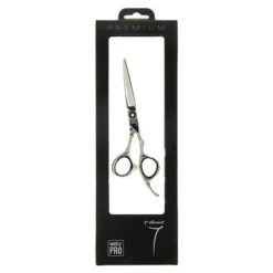 Ciseaux De Coupe Offset Argent Motifs Fleurs 5.5 -Produits Capillaires ciseaux de coupe argente en acier 440c 55 edition limitee 2