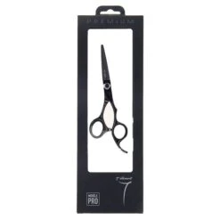 Ciseaux De Coupe Offset Noir Chromé 5.5 -Produits Capillaires ciseaux de coupe chromes noirs en acier 440c 55 3