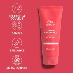 Wella Professionals Après-shampoing Cheveux Colorés Et Fins à Moyens Color Brilliance / 200ml -Produits Capillaires color brilliance apres shampoing pour cheveux colores fins a moyens 200ml 3