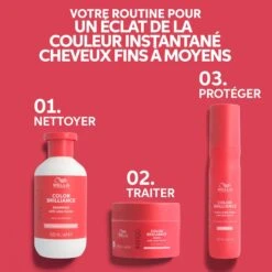 Wella Professionals Masque Couleur éclatante Cheveux Fins à Moyens / 150ml -Produits Capillaires color brilliance masque pour cheveux colores fins a moyens 150ml 4