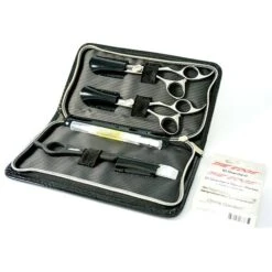 Olivia Garden Kit Droitier Ciseaux + Effileur + Soft Edge + Lames + Huile