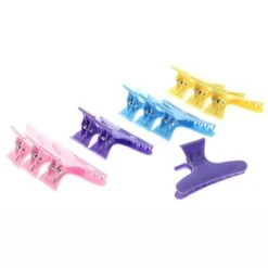 Grandes Pinces Croco 8cm X12 Multicolore