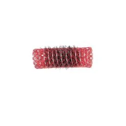Sibel Lot De 12 Rouleaux Longs Avec Brosse L'Indéformable Rouge 23x65mm