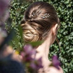 Lot De 3 épingles à Chignon Dorées Avec Cristaux -Produits Capillaires lot de 3 epingles a chignon dorees avec cristaux 2