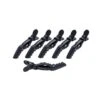 Lot De 6 Pinces Diamond Noir