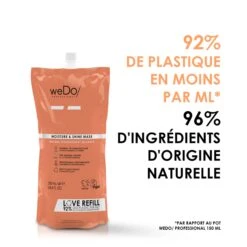 Masque Vegan Hydratation Et Brillance / 500ml -Produits Capillaires masque vegan hydratation et brillance 2