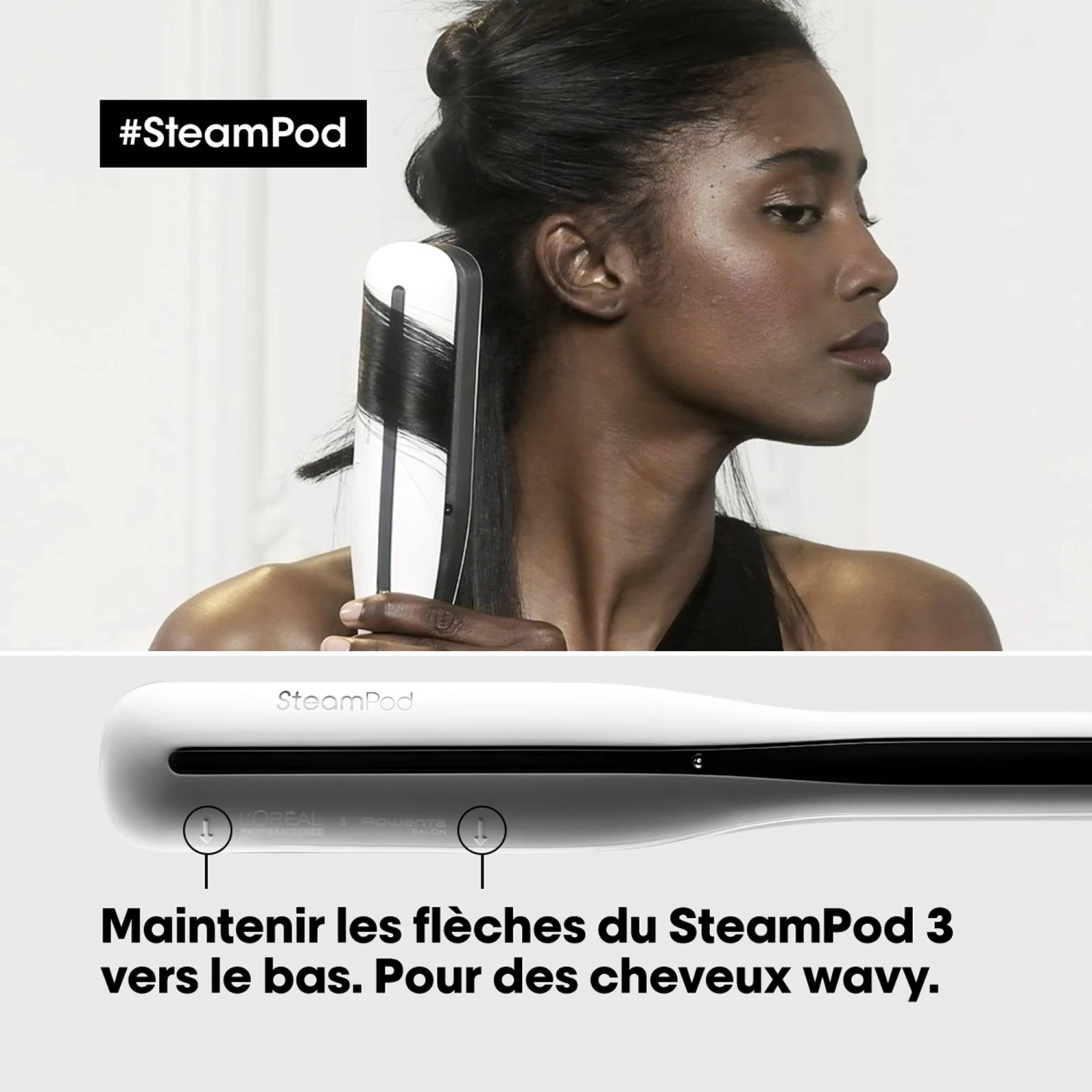 Pack SteamPod 3.0 Lisseur Vapeur & Soin Lissant + Pochette Thermorésistante 1 Pack SteamPod 3.0 Lisseur Vapeur & Soin Lissant + Pochette Thermorésistante