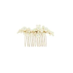 Peigne Barrette Mariage Avec Perles -Produits Capillaires peigne barrette mariage avec perles 2