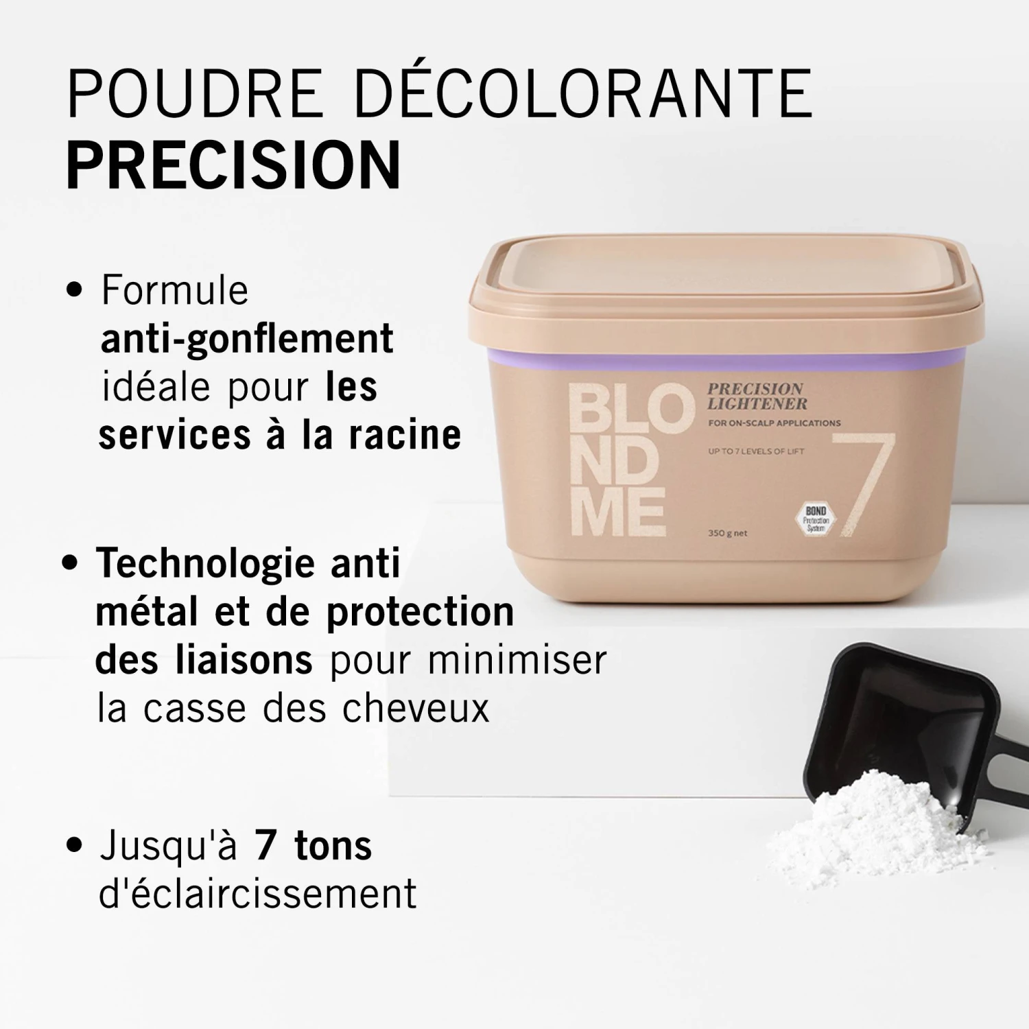 Poudre Décolorante BlondMe Précision Lightner 7 / 350g 1 Poudre Décolorante BlondMe Précision Lightner 7 / 350g