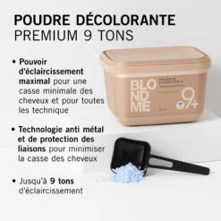 Poudre Décolorante Premium Performance 9+ / 450g -Produits Capillaires poudre decolorante premium performance 9 3