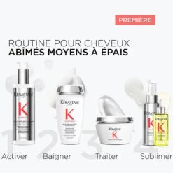 Kérastase Sérum Réparateur Filler Fondamental Première / 90ml -Produits Capillaires serum reparateur filler fondamental premiere 4