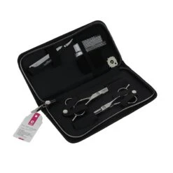 Set Ciseaux Droit Et Effileur + Rasoir 5.5 -Produits Capillaires set ciseaux droit et effileur rasoir 55 2