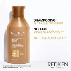 Redken Shampoing Hydratant All Soft NEW / 300ml -Produits Capillaires shampoing hydratant all soft new 2