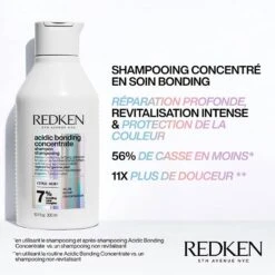 Redken Shampooing Acidic Bonding Concentrate Routine / 300ml -Produits Capillaires shampooing acidic bonding concentrate routine 300ml 4