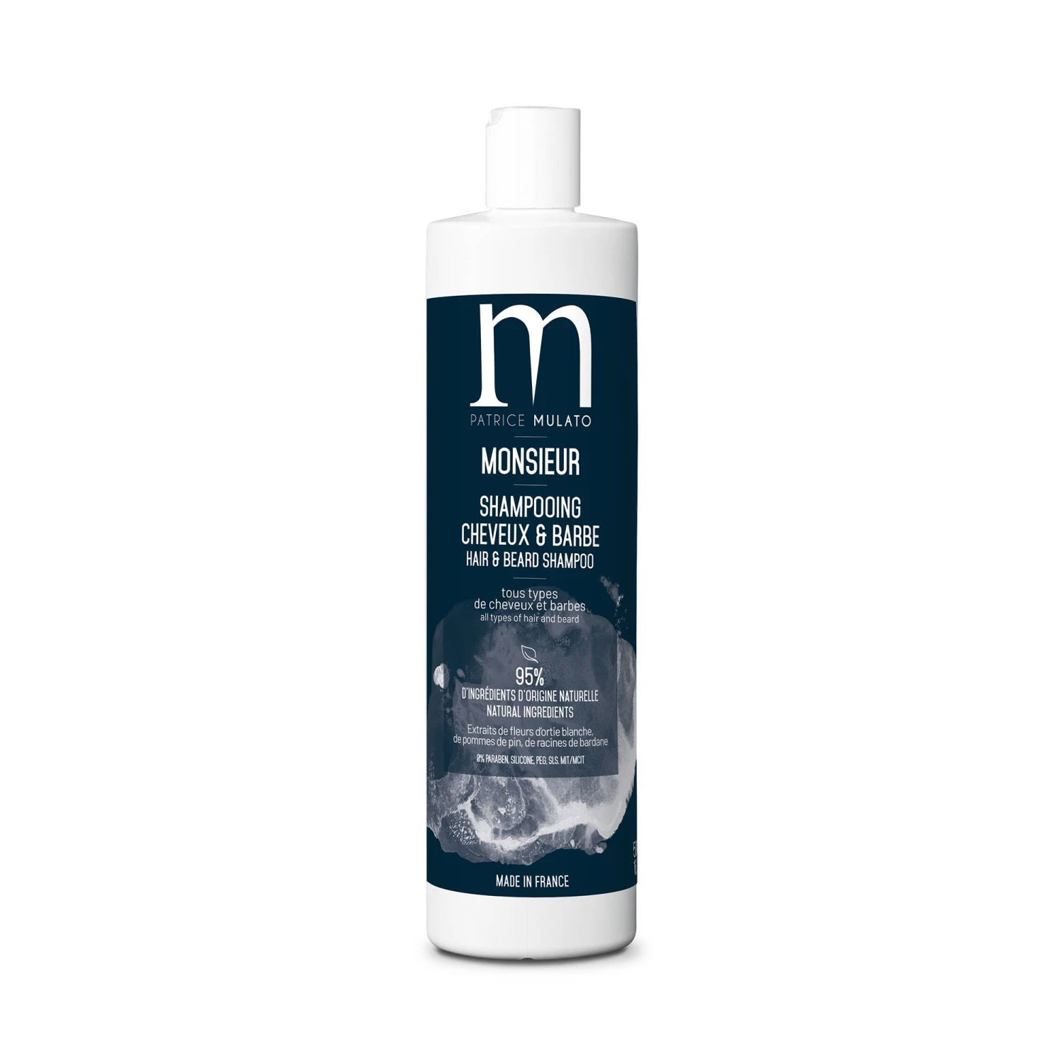Shampoing Cheveux Et Barbe Monsieur / 500ml 1 Shampoing Cheveux Et Barbe Monsieur / 500ml