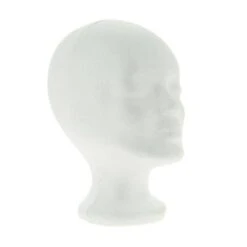 Tête Polystyrène Blanche